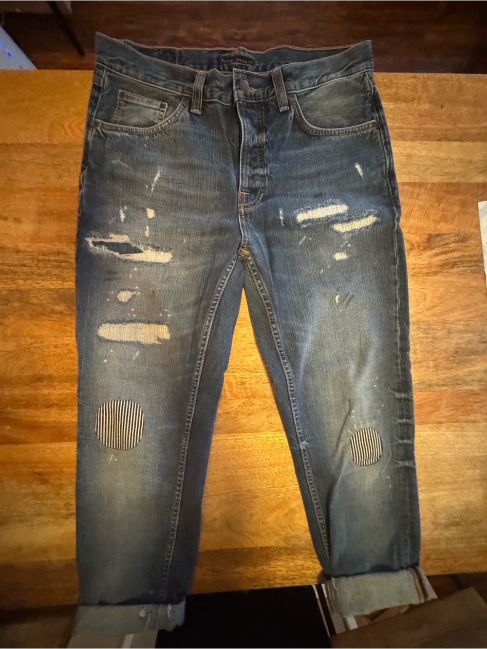Nudie Jeans Rad Rufus Distressed Majorna Fleas- 31
